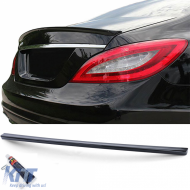 image-21-Rear Spoiler Sport Lip Gloss Black with ABE for Mercedes CLS C218 2011-2018