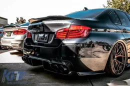 Rear spoiler style PSM suitable for BMW F10 black piano finish-image-6261209