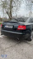 Rear spoiler suitable for AUDI A6 C6 black piano lacquer / 2004-2011-image-6260891