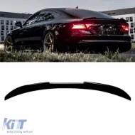 image-79-REAR SPOILER suitable for AUDI A7 C7 2012-2018 PIANO BLACK