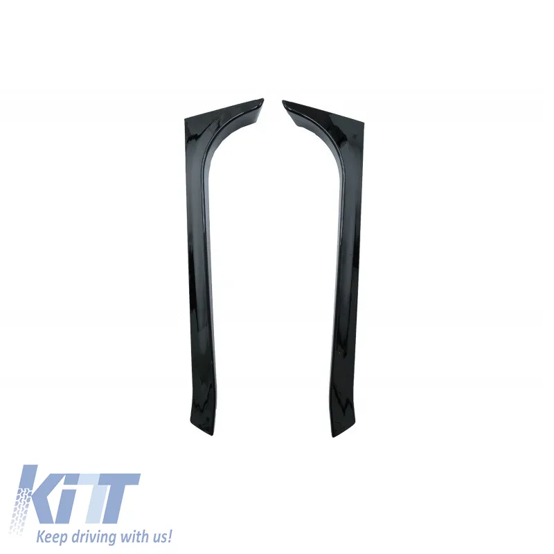 Rear Spoilers Right & Left suitable for VW Golf VI (6) 08-12 Piano Black GTI & R Version 2 Pcs From Abs Plastic