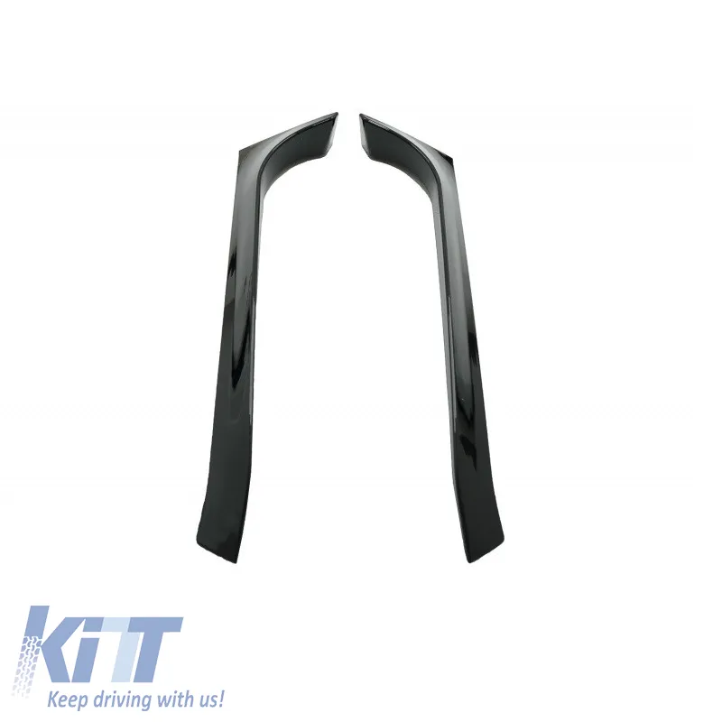 Rear Spoilers Right & Left suitable for VW Golf VI (6) 08-12 Piano Black GTI & R Version 2 Pcs From Abs Plastic