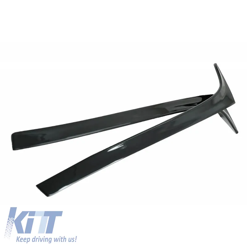 Rear Spoilers Right & Left Suitable for VW Golf VII (7 & 7.5) 12-20 Piano Black Standard Version 2 Pcs From Abs Plastic