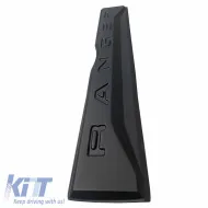 Rear Truck Door Protector suitable for Ford Ranger 2015+ From Abs Plastic Black-image-6309377