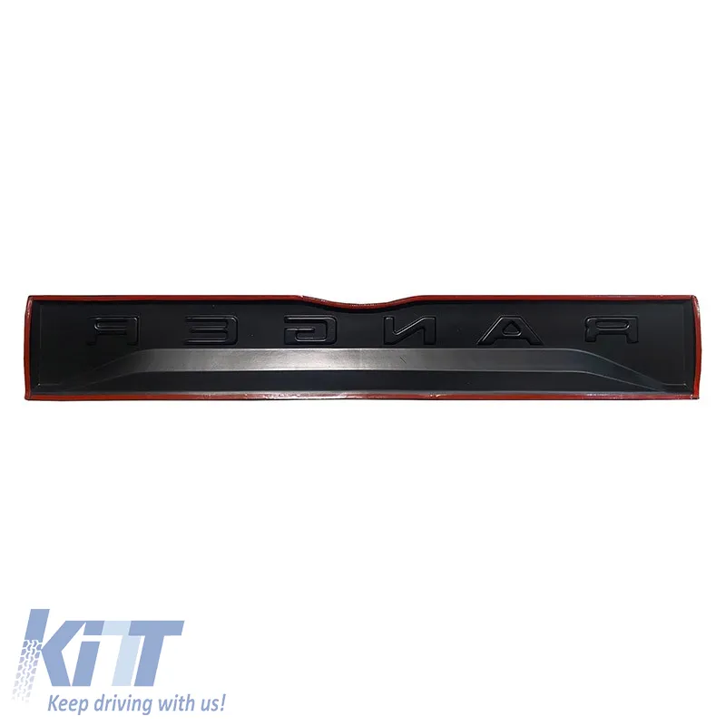 Rear Truck Door Protector suitable for Ford Ranger 2015+ From Abs Plastic Black
