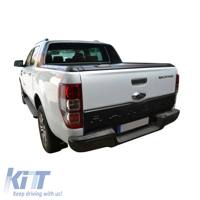 Rear Truck Door Protector suitable for Ford Ranger 2015+ From Abs Plastic Black