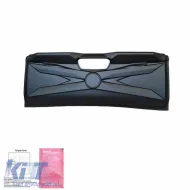 Rear Truck Door Protector suitable for Mercedes-Benz X-Class W470 2017+ Big From Abs Plastic Black-image-6322992