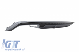 Rear Valance Air Diffuser with Exhaust Muffler Tips and Front Grille suitable for AUDI A7 4G Facelift (2015-2017) S7 Design-image-6054154
