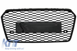 Rear Valance Air Diffuser with Exhaust Muffler Tips and Front Grille suitable for AUDI A7 4G Facelift (2015-2017) S7 Design-image-6054161