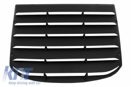 Rear Window Louvers suitable for Ford Mustang Mk6 VI Sixth Generation (2015-2019) PFT Style Cover Sun Shade - RWLFMUPFT