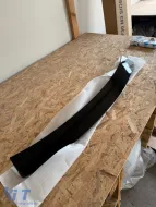 Rear window spoiler suitable for Mercedes C Class W204 black piano finish-image-6260906