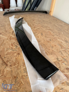 Rear window spoiler suitable for Mercedes C Class W204 black piano finish-image-6260908