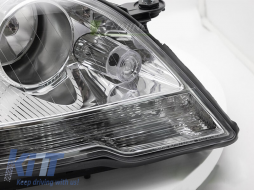 Rechter Reflektor-Scheinwerfer geeignet für Mercedes ML W164 2009-2011 mit Chrombasis-image-6145390