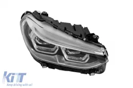Rechtes adaptives LED-Scheinwerfer geeignet für BMW X3 G01 2017-2020 mit schwarzem Sockel-image-6256885