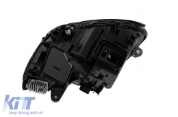 Rechtes statisches LED-Scheinwerfer geeignet für Mercedes C-Klasse W205 Limousine, S205 Kombi 2014-2018-image-6256940