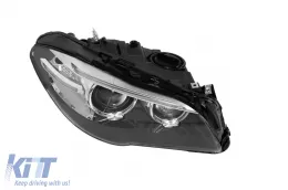Rechtes Xenon-Scheinwerfer geeignet für BMW 5er Reihe F10 Limousine, F11 Kombi 2014-2017 mit schwarzem Sockel-image-6256873