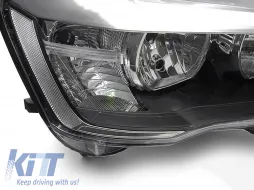 Réflecteur de phare droit adapté pour BMW X3 F25 LCI 2014-2017 avec base noire-image-6145363