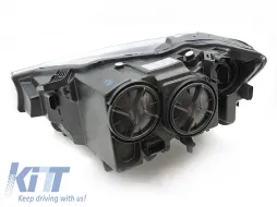 Réflecteur de phare droit adapté pour BMW X3 F25 LCI 2014-2017 avec base noire-image-6145365