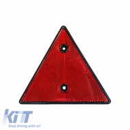 Reflective Screw Triangle 139mm x 160mm Proplast Red 26106004 1 Piece