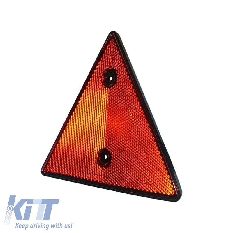 Reflective Screw Triangle 139mm x 160mm Proplast Red 26106004 1 Piece