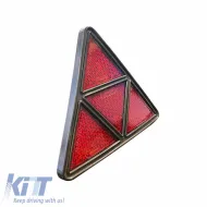 Reflective Screw Triangle With 4 Inner Triangles 155mm x 175mm Proplast Red 26107104 1 Piece-image-6301378