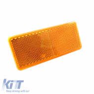 Reflective Sticker 105mm x 55mm Proplast Orange 26104101 1 Piece