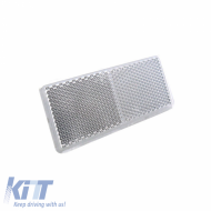 Reflective Sticker 56mm x 39mm Proplast White 26113103 1 Piece