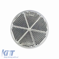 Reflective Sticker Round 60mm Proplast White 26101103 1 Piece