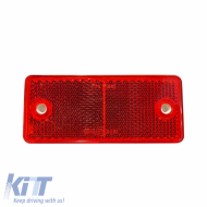 Reflective Sticker & Screw 90mm x 40mm Proplast Red 26109102 1 Piece