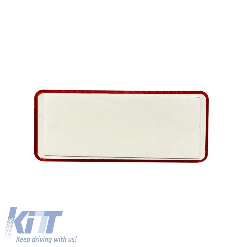Reflective Sticker & Screw 90mm x 40mm Proplast Red 26109102 1 Piece