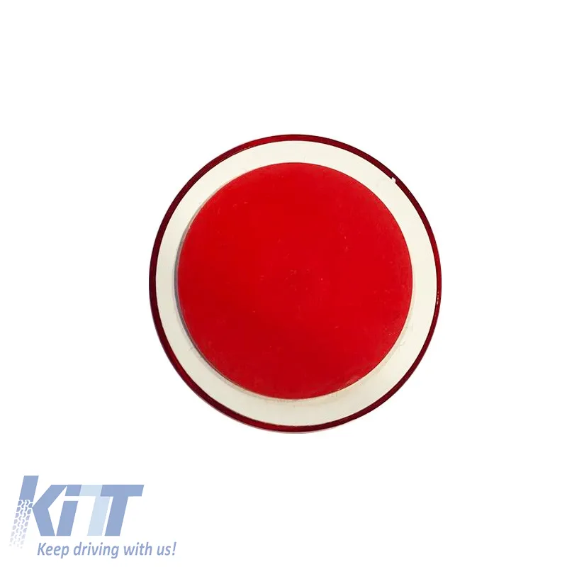 Reflective Sticker & Screw Round 60mm Proplast Red 26108102 1 Piece