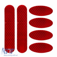 Reflective Stickers Large 3M KIT Package 6 Pieces Red 24624