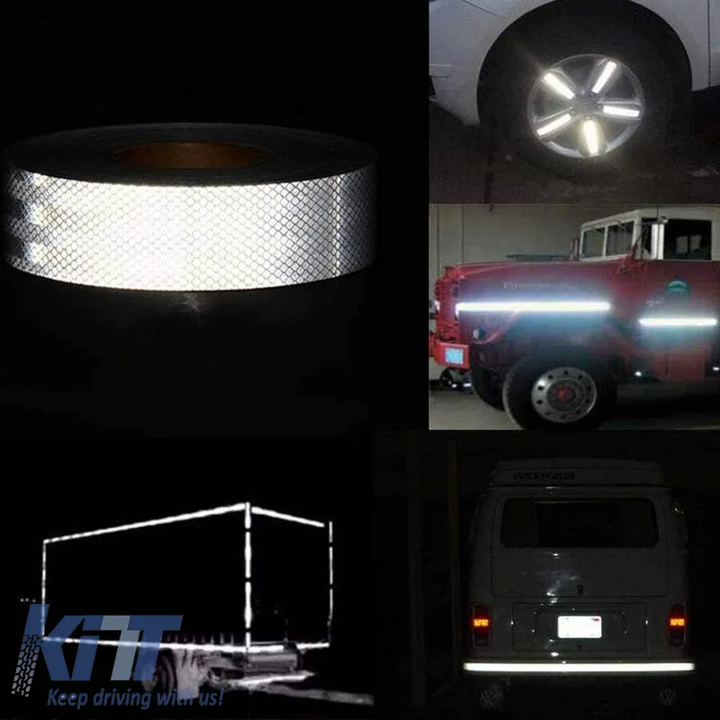 Reflective Tape White 50mm x 5 Meter