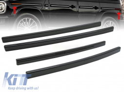 Reflectors suitable for side trims of Mercedes G-Class W464 A Design after 2018, front and rear, black - ABMEML6010310