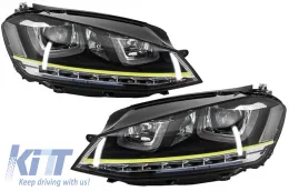 image-11-Reflektory 3D LED DRL do VW Golf 7 VII 12-17 R400 Look LED FLOWING Dynamic
