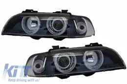 image-6-Reflektory Angel Eyes do BMW serii 5 E39 96-03 Facelift Look Czarny Chrom Edition