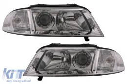 image-70-Reflektory do Audi A4 B5 Facelift 1999-2000 Chrom Avant Limousine Headlights