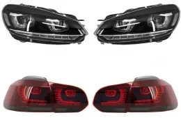image-27-Reflektory do VW Golf 6 VI 08-13 Golf 7 3D LED DRL Tylne światła LED R20 Wygląd