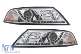 image-27-Reflektory LED DRL do Skoda Octavia II 2004-2008 Chromowane światła do jazdy dziennej