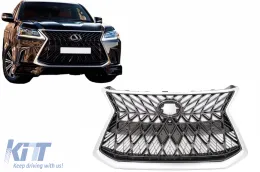 Reja Para LEXUS LX570 J200 2017+ TRD Look Marco aluminio interior grafito-image-6049506