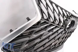 Reja Para LEXUS LX570 J200 2017+ TRD Look Marco aluminio interior grafito-image-6091790