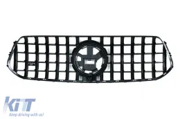 Reja Para Mercedes GLE SUV W167 V167 GLE C167 Sport 2019+ GTR Look Todo negro-image-6090324