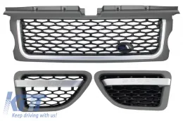 image-45-Reja Ventilaciones laterales para Sport 2005-2008 L320 Autobiography Look Negro platino