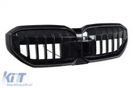 Rejas Rejillas Parrilla para BMW Serie 5 G60 G61 2023- con LED Negro Brillante Grille-image-6260155