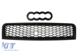 image-76-Rejilla Badgeless para Audi A4 B6 Sedan Avant 8E 8H 01-04 RS Look negro mate