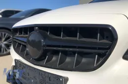 Rejilla de laca negra tipo E63 A Design adecuada para Mercedes E-Class W213 sedán, S213 familiar, C238 coupé, A238 convertible 2016-2019 con apertura para cámara-image-6145973