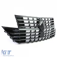 Rejilla del radiador delantera negra brillante adecuada para VW T6.1 Bus Multivan Facelift desde 19-image-6204076