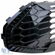Rejilla del radiador negra brillante adecuada para Ford Tourneo Transit Custom desde 2023-image-6208920