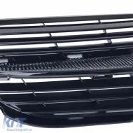 Rejilla del radiador negra brillante adecuada para Mercedes SLK R171 2004-2007 pre-facelift-image-6210332