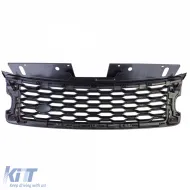 Rejilla del radiador negra y plateada adecuada para Range Rover Vogue L405 18-22-image-6210709